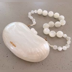 Cult Gaia Pearl Clutch Bag